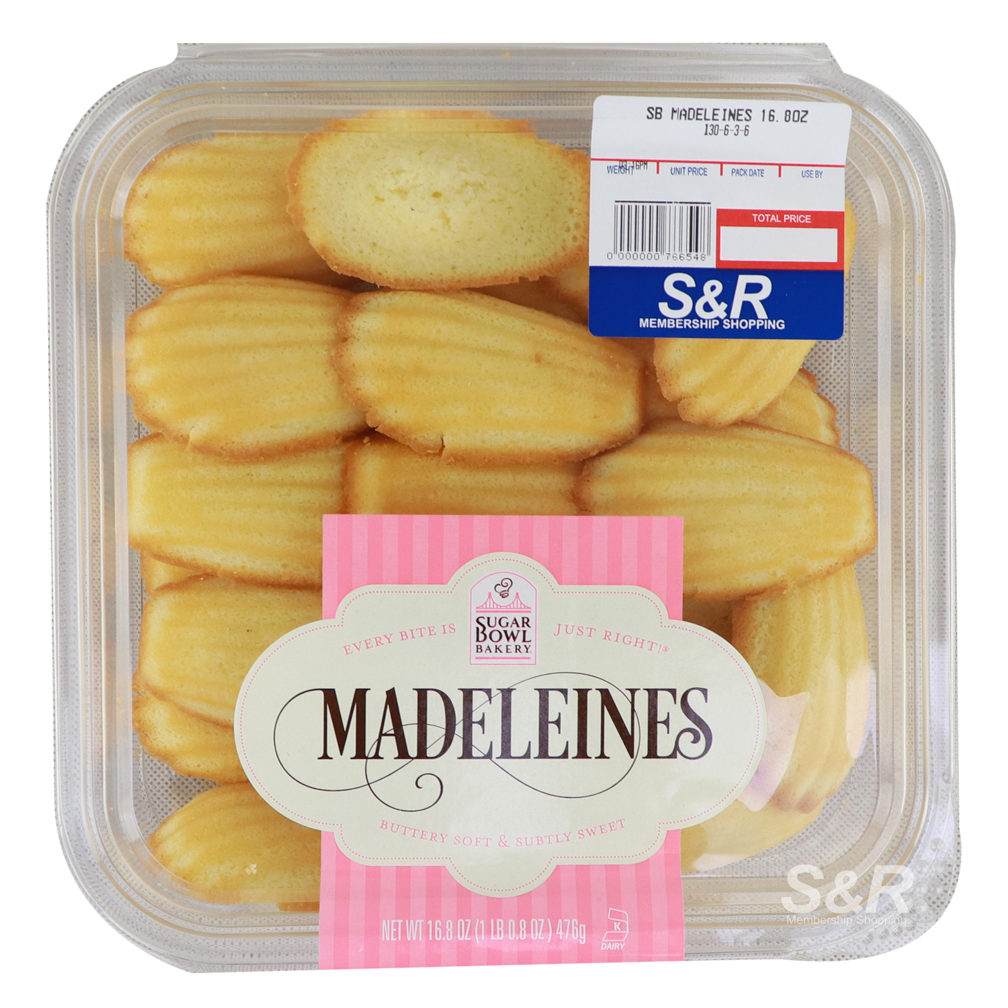 Sugar Bowl Bakery Madeleines 476g Sugar Bowl Bakery Madeleines 476g
